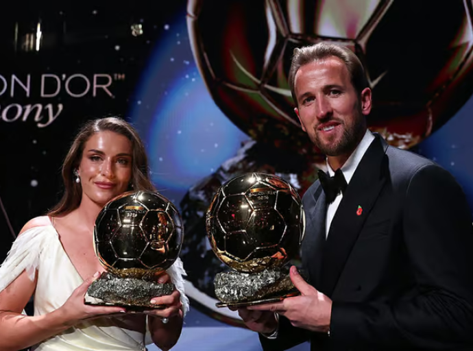Kane and Putellas claim top Ballon d'Or wins for ‘26